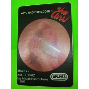 The Cars Backstage Pass Original 1982 Shake It Up Concert Tour New Wave Music